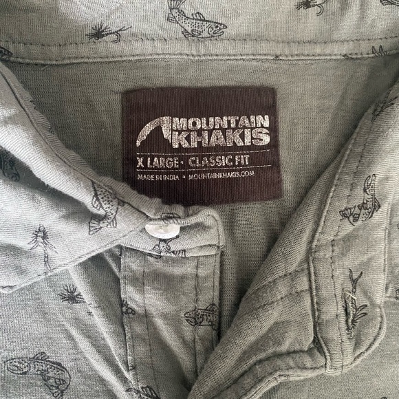 Mountain Khakis Gray Casual Button Down Shirt M - Picture 5 of 7